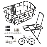 Tewzafiya Vorderer Metallkorb für Fahrrad, Gepäckträger für Fahrrad,...