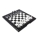 REEKOS Schach Schachspiel Schachbrett 11-Zoll-magnetisches...