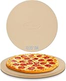Unicook Rund Pizzastein Klein Brotbackstein für Backofen 26cm - Pizzastein...