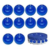 Gewichte für Poolabdeckung, Wasserbeutel mit Schnalle für Pool,...