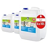 Höfer Chemie 6 x 10 L Zugelassenes Desinfektionsmittel für Oberflächen -...
