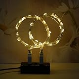 2 Stück LED Lichterkette, 20LED 2M / 6.6Ft USB lichterkette außen/innen...
