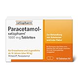 Paracetamol-ratiopharm® 1000 mg Tabletten: Der gut verträgliche Klassiker...