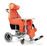 FabaCare Pflegerollstuhl Coraille mit Tisch und Liegefunktion für...