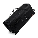 HEYO Reisetasche mit Rollen Groß XXL 100x39x41 cm Trolley– robuste...