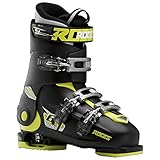 Roces Kinder Skischuhe Idea Free Größenverstellbar, Black-Lime, 36/40,...