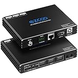 4K HDMI KVM Extender USB unkomprimiert 4K 60Hz HDR Single over Cat5e/6 bis...