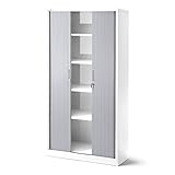 Jan Nowak Rollladenschrank Aktenschrank Büroschrank mit Rolltüren Metall...