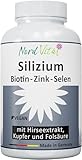 Hochdosiertes Silizium aus Bambus-Extrakt (850 mg), Hirse-Extrakt, Biotin,...