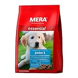 MERA essential Junior 1, Hundefutter trocken für Welpen, Trockenfutter mit...