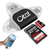 Mineup Multi-Port 4 in 1 Universal SD TF Kartenleser, SD Kartenleser, Micro...