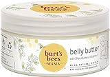Burt's Bees Mama Bee parfümfreie Körperbutter, für den Bauch, 185 g...