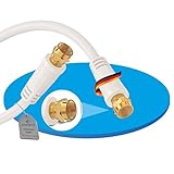 Sonero Antennenkabel SAT Kabel Koaxialkabel Satelitenkabel TV 2,0m 4fach...