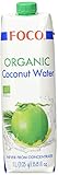 FOCO Bio Kokoswasser, pur, erfrischender Durstlöscher, Sportgetränk,...
