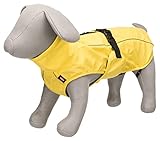 TRIXIE Regenmantel Vimy für Hunde S gelb – Hunde-Regenjacke mit...