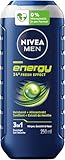 NIVEA MEN Energy Duschgel, pH-hautneutrale Pflegedusche mit belebendem Duft...