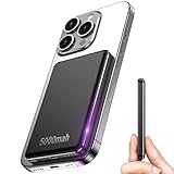 RWSRW MiniMag Ultra Slim Powerbank für Mag-Safe, Schnellladen 5000mAh...