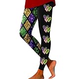 Sporthose Damen Damen Print Tights Leggings Control Yoga Sport Leggings...