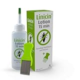 Linicin Lotion mit Läusekamm (100 ml) - Läusemittel zur Behandlung von...