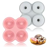 TNOMSNO 2 Stück Donuts Backform, 4 Hohlräume Antihaftbeschichtung,...