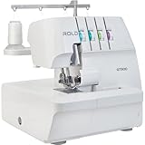 ROLD GT900 Overlock Nähmaschine mit Abfallbehälter | Bequemes Einfädeln...