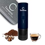 Terrestic Dose Espressomaschine, tragbar, elektrisch, mit Schutzhülle für...