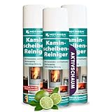 HOTREGA Kaminscheibenreiniger 3x300ml | Selbsttägiger Kaminglasreiniger |...
