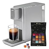 Tchibo Qbo ICONIC Premium Kapselmaschine inkl. 16 recyclebaren Qbo...