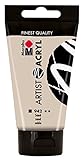 Marabu 12200002942 - Artist Acryl sand 75 ml, feine Acrylfarbe in...