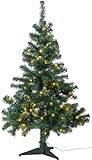 infactory Tannenbaum: Weihnachtsbaum mit Bodenständer, 120 cm, 250...