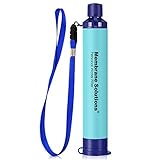 Membrane Solutions Wasserfilter Outdoor Camping, Trinkwasserfilter für...