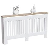 Vida Designs Arlington Heizkörperabdeckung, modern, weiß lackiert,...