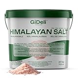 GiDeli himalaya salz fein 20 kg naturbelassen unraffiniert rosa Steinsalz...