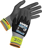 Uvex phynomic XG, 3 Paar - premium Grip-Handschuh für feuchte & ölige...