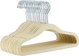 Amazon Basics Kinder-Kleiderbügel aus Samt, rutschfeste Kleiderbügel für...