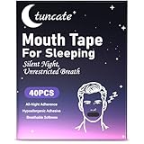 tuncate Mouth Tape for Sleeping-Sagen Sie Schnarchen und Mundtrockenheit...