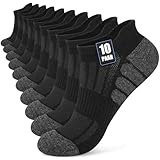 Stoeury 10 Paar Sneaker Socken Herren Damen, Atmungsaktive Baumwolle Kurze...