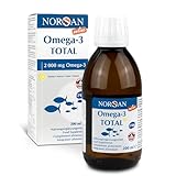 NORSAN Premium Omega 3 Fischöl Total Zitrone Online hochdosiert 200 ml /...