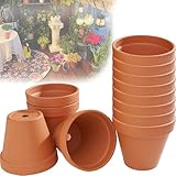 Cerkkapo 12 Stück 7 X 6 cm Terrakotta Topf,Tontöpfe Klein mit...