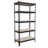 CFTEL 907.2 kg 5 Etagen Lagerregal Metalldraht Regal Aufbewahrung Stehen...