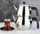 Bilimorrie Teekanne, 1,2 L Doppelwandig Aus Edelstahl Matt, Tropffrei,...