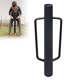 YARDIN Handramme mit Handgriffe Pfahlramme Pfostenramme Zaunpfahl-Ramme...
