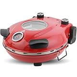 Klaif Elektrischer Pizzabäcker, 420 ℃, 1200 Watt, 5 separate...