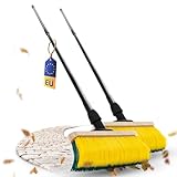 Novaliv 2X Premium Krallenbesen mit Stiel 50cm, Spezialbesen gebogenen...