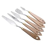 OSALADI 10 Stück Teiliges Set Malmesser mit Holzgriff Ölmalerei Spachtel...
