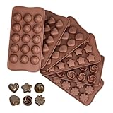 LAINIKE 6 Stück Schokoladenform Silikon Pralinenform Silikon...
