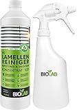 BIOLAB Bio Lamellen Reiniger Konzentrat 1:20 (1 Liter plus Sprühflasche)...