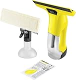 Kärcher Akku-Fenstersauger WV 6 Plus (Extra lange Akkulaufzeit: 100 min,...