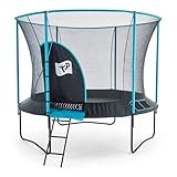 TP Toys Genius Trampolin, rund, 4,3 m, mit TP-Leiter und Schutzabdeckung,...