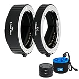 JJC Autofokus AF Makro Zwischenringe Set 10MM 16MM für Sony E Mount DSLR...